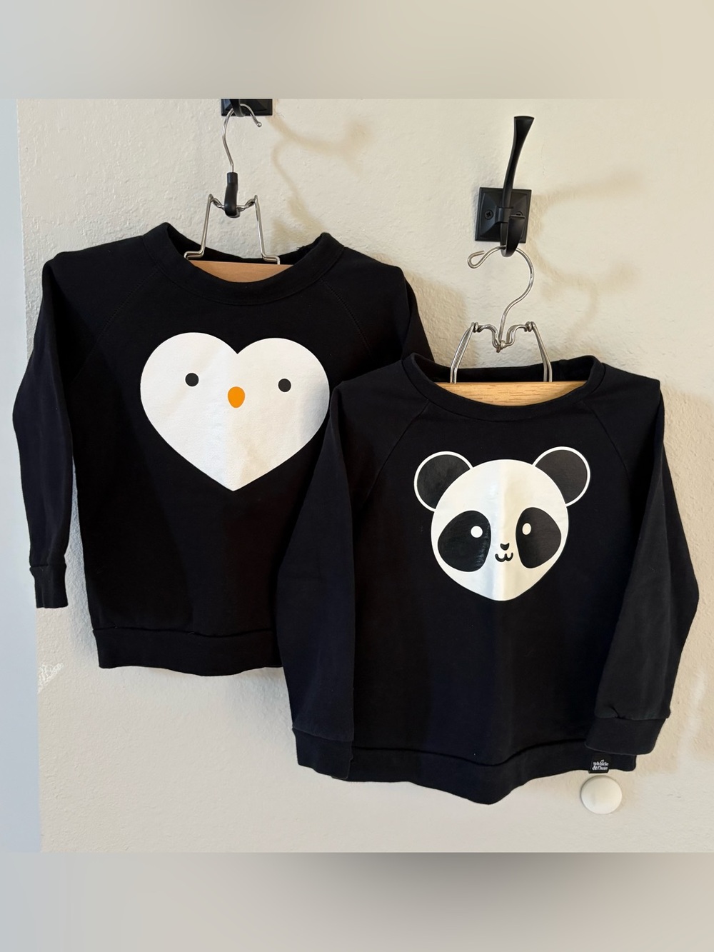 Whistle & Flute Penguin & Panda Graphic Sweatshirt Bundle 3-4Y